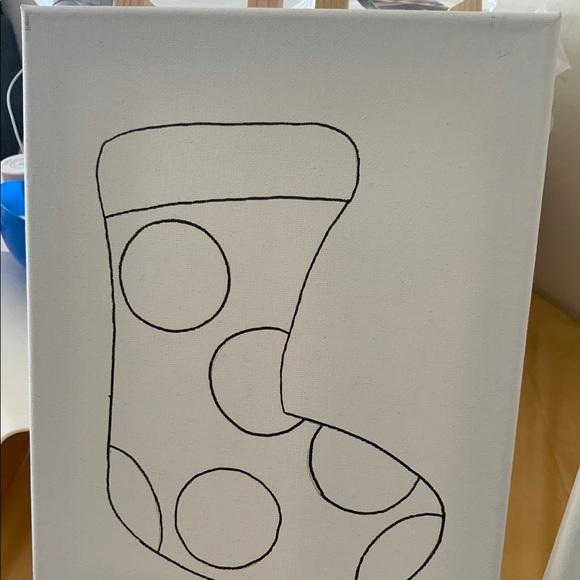 Paint Kit: Canvas+2 Paint Brushes+ Paint Colors - Picture 4 of 5